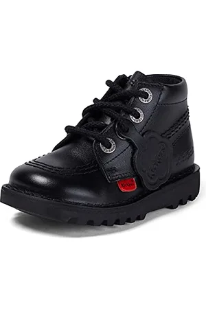 Kickers Kick Hi Zip Lthr IU Blk, Stivaletto Unisex-Bambini, , 28 EU
