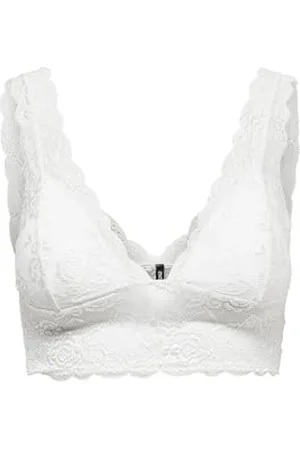 ONLY Onlchloe Lace Bra Noos Acc, Corsetto Donna, (Cloud Dancer), 40 (Taglia Produttore: Large)