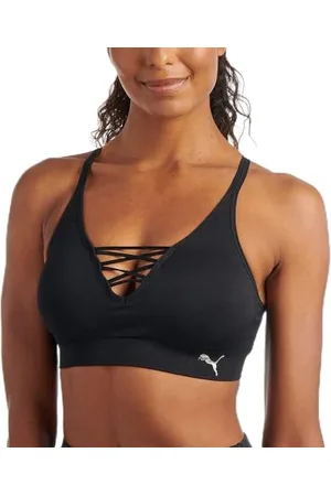 PUMA Reggiseno con Lacci da Donna Sportivo, in Metallo, XL