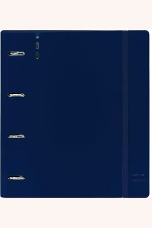 Safta Carpeblock con 4 anelli da 35 mm, con ricambio, con 100 fogli A4, ideale per bambini di diverse età, comodo e versatile, qualità e resistenza, 27 x 4 x 32 cm