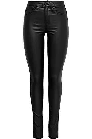 ONLY Onlroyal HW SK Rock Coated Pim Noos, Jeans Skinny Donna, (Black), W26/L32 (Taglia Produttore: X-Small)