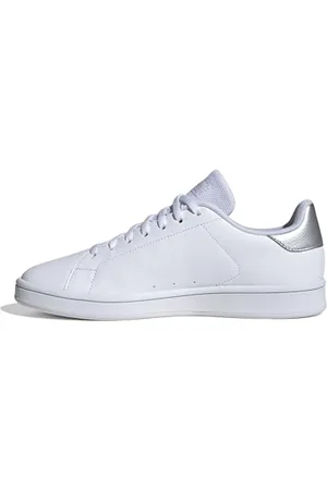 adidas Urban Court Shoes, Scarpe Donna, Ftwr White/Silver Met./Silver Met, 43 1/3 EU