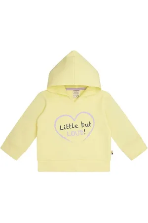 loud + proud Mit Druckmotiv, aus Bio Baumwolle, GOTS Zertifiziert, Felpa con Cappuccio Bambina