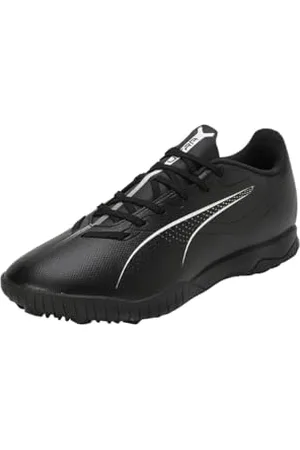 PUMA Ultra 5 Play TT, Soccer Shoe Unisex-Adulto, Black White, 37.5 EU