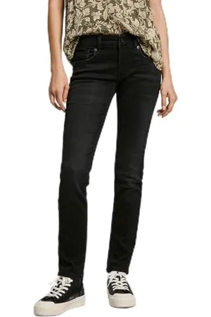 Pepe Jeans Slim Jeans LW Pl204737, Jeans Donna, (Denim-xh0), 34W / 34L