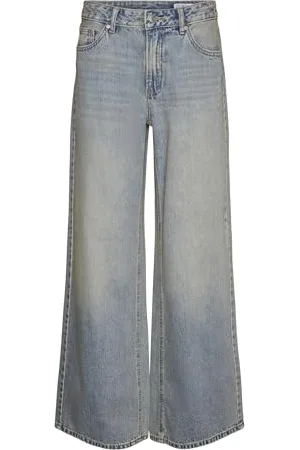 VERO MODA Vmremy Li3117-Jeans Mr Wide Jeans Larghi, , 29W x 32L Donna