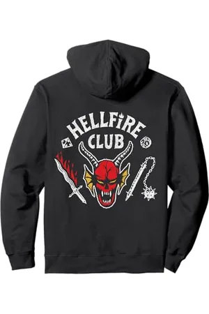 Stranger Things Cimeli dei fan di Hellfire Club Classic con logo di Felpa con Cappuccio