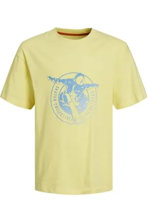 JACK&JONES JUNIOR Jocsc Gradient Logo Tee SS OS Jnr T-Shirt, , 140 cm Bambini e Ragazzi