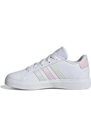 adidas Grand Court Lifestyle Tennis Lace-up Shoes, Scarpe Unisex - Bambini e Ragazzi, , 37 1/3 EU