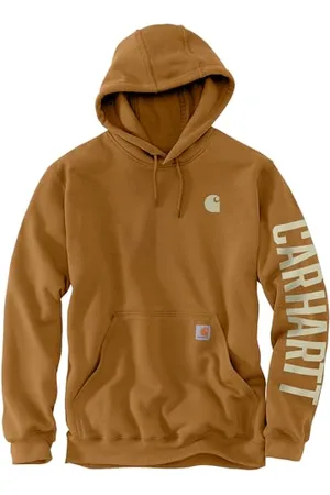 Carhartt Felpa Rain Defender Loose Fit Midweight C Graphartt, da Uomo, Marrone, S