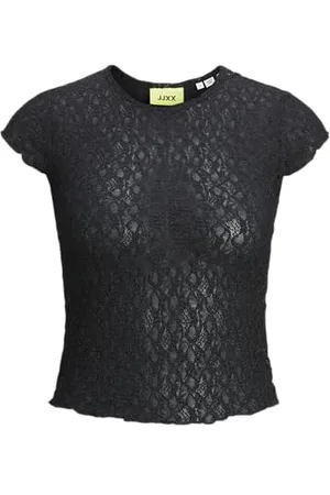 JJXX Jxleah Lace STR SS Tee Jrs Top in Pizzo, , M Donna