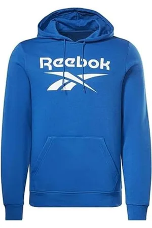 Reebok Pullover in Pile con Logo Identity Felpa Grafica a Maniche Lunghe, , XXL Uomo