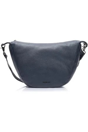 Mandarina Duck Mellow Leather Hobo, Donna, Vestito Blu, Taglia Unica