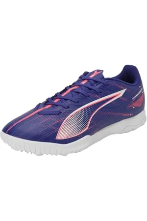 PUMA Ultra 5 Play TT, Soccer Shoe Unisex-Adulto, Lapis Lazuli White-Sunset Glow, 37.5 EU