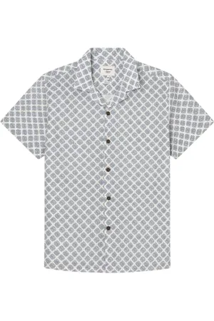 Springfield Camicia a Quadri, Marrone, XXL