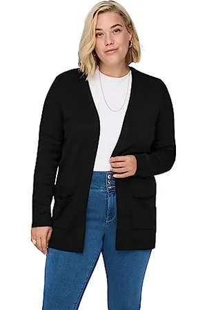 ONLY CARMAKOMA Caresly L/S Open Cardigan Knt Noos Maglione, , 52/54 Donna