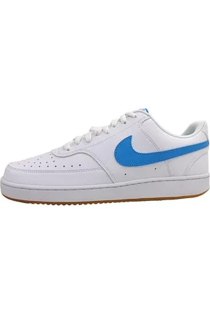 Nike Court Vision Lo NN, Sneaker Uomo, White/University Blue/Gum Yell, 44.5 EU