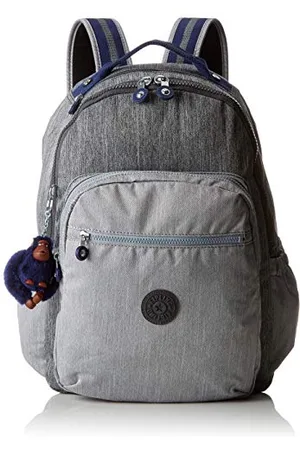 Kipling SEOUL GO Zainetto per bambini, 44 cm, 27 liters, (Ash Denim Bl)