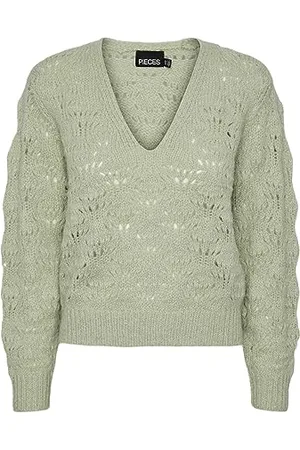 Pieces® Pcnancy LS V-Neck Knit Pb BC Maglione, , XS Donna