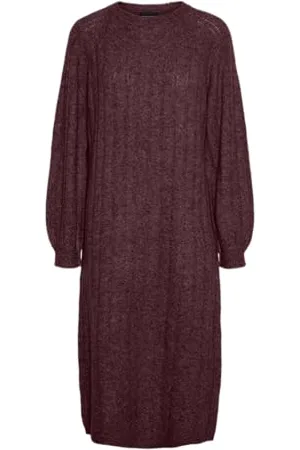 Pieces® Pcmaggy LS Knit Dress Noos BC Abito Lavorato a Magli, , L Donna