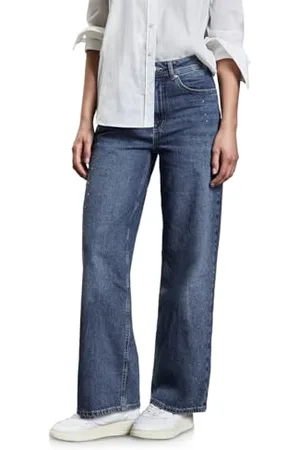 Street one A378553 Jeans a Gamba Larga Glitterati, , 33W x 30L Donna