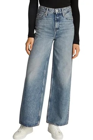 Tommy Hilfiger Wide Leg HW WW0WW43705 Polo S/S, (Sam), 28W / 28L Donna