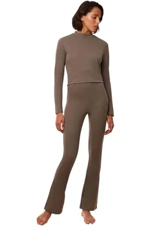 Triumph Donna Smart Thermal Skinny Trousers X, Brown - Light Combination, M