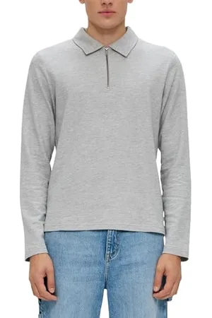 QS by s.Oliver 2138521 Maglia a Maniche Lunghe con Colletto Polo, , XXL Uomo