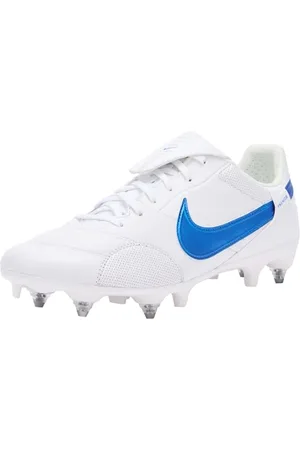 Nike The Premier III SG-PRO AC, Sneaker Uomo, White/Signal Blue, 47.5 EU