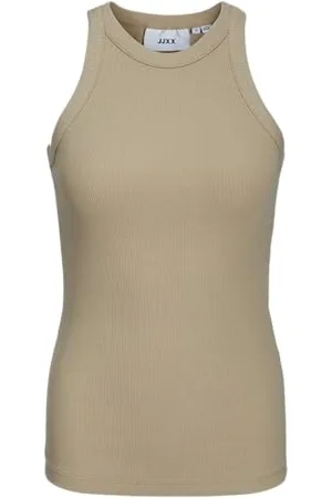 JJXX Jxforest STR SL Rib Top Jrs Noos, , S Donna