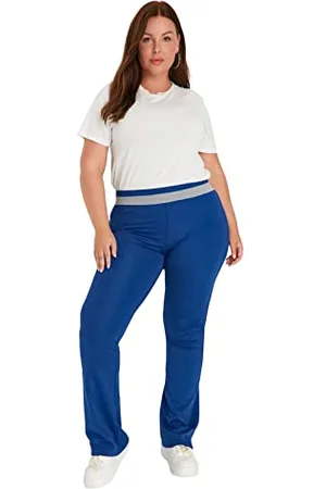Trendyol Regular Plus Size Sweatpants Pantaloni della Tuta, , 2XL Donna