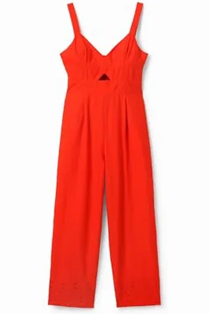 Desigual Tuta Sabbia 7010 Pantaloni Casual, , XL Donna