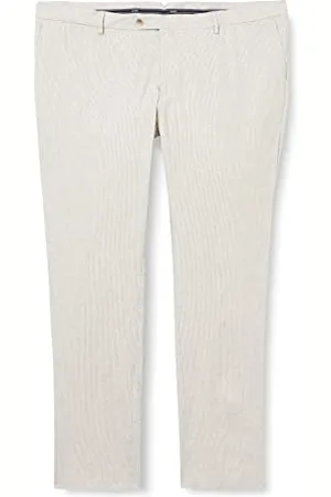 Hackett Hackett Cotton Linen Stripe Pantaloni, , 35 Uomo