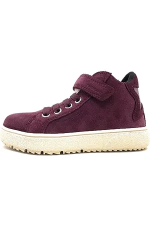 Geox J Theleven Girl WPF, Scarpe da Ginnastica, Rosso (Prune), 29 EU