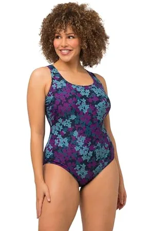 Ulla Popken Costume Da Bagno, Costume intero Donna, , 3 mesi