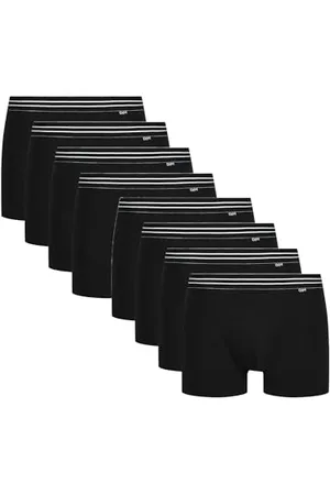 Dim Boxer Eco in Stretch Cotton Comfort e Supporto Uomo x8, Nero, M (EU 5)