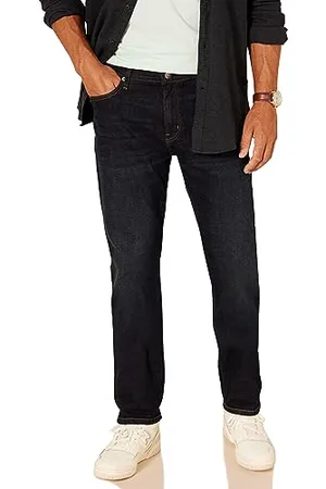 Amazon Jeans Elasticizzati con Taglio Dritto Uomo, , 32W / 28L