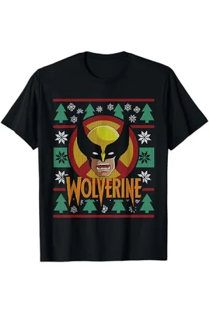 Marvel X-Men Wolverine Holiday Sweater Maglietta