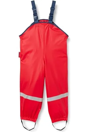 Playshoes Pantaloni fango, salopette antipioggia, fodera in pile, Pantaloni antipioggia antivento e impermeabili Unisex - Bambini e ragazzi, , 92