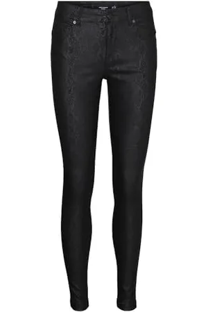 VERO MODA Vmalia Mr Skinny Shape Coated Pants Pantaloni, , S Donna