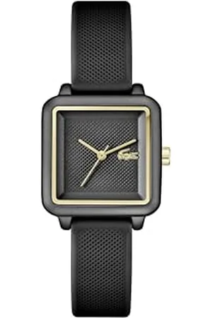 Lacoste Orologio con Movimento al Quarzo a Tre Lancette da Donna Collezione .12.12 FLOW con Cinturino in Silicone Nero - 2001408