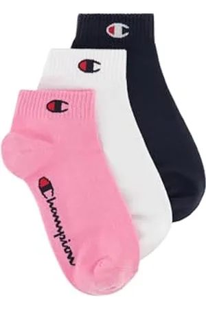 Champion Core Socks 3PP Quarter, (Fucsia), 43-46 EU (9-10.5 UK) Unisex - Adulto -FW23