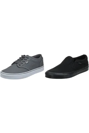Vans Sneaker Canvas Pewter White 42 EU + Slip on Canvas Black Black 42 EU