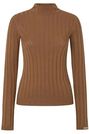 Pepe Jeans Izabel Turtleneck Maglieria, (Stowe Beige), XS Donna