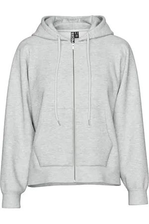 Pieces® Pcchilli LS Zip Felpa con Cappuccio Noos BC Maglia di Tuta, , S Donna