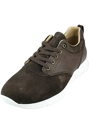 FIND FIND Hybrid Suede - Scarpe da Ginnastica Basse Uomo, (Brown Brown), 42 EU