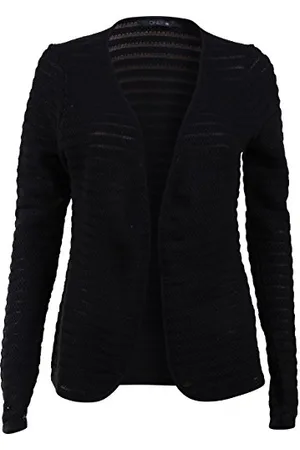 ONLY Crystal LS Cardigan Noos, Cardigan Donna, (Black), 40 (Taglia Produttore: Large)