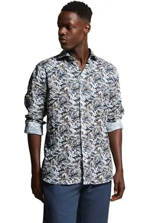 Bugatti 9150-58544a Camicia, , XL Uomo