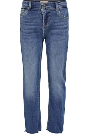 ONLY Kids KONEMILY ST Raw Med Jeans Noos, , 164 Bambina
