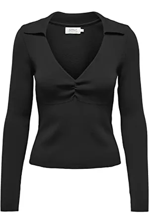ONLY Alto LS Collo a V CC Knt Maglione Lavorato a Maglia, , L Donna